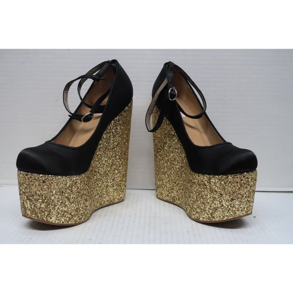 70s style Sugar Baby Mega Platform Wedges